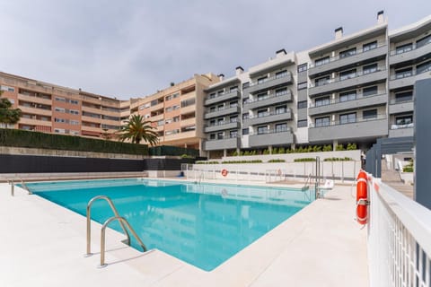 Property building, Pool view