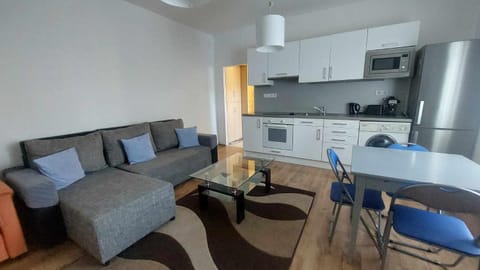Kitchen or kitchenette, Living room, Dining area