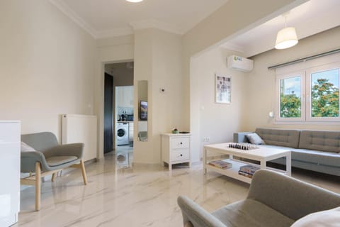 Living room, Seating area, air conditioner
