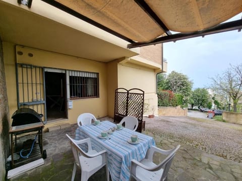 Property building, Patio, Day, View (from property/room), Balcony/Terrace, Seating area, Dining area