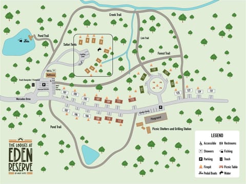 The Lodges at Eden Reserve - Safari Tents Luxury tent in Williamstown