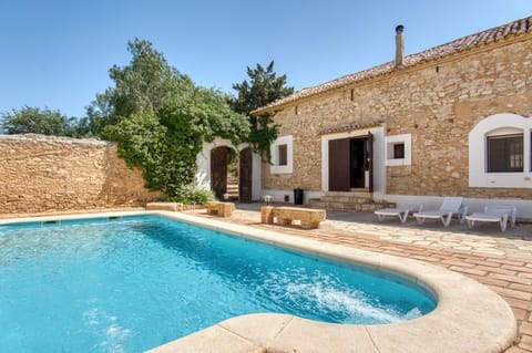Property building, Living room, Swimming pool
