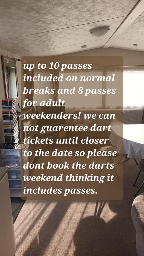 Butlins minehead caravan 120 River cove passes included Campground/
RV Resort in Minehead