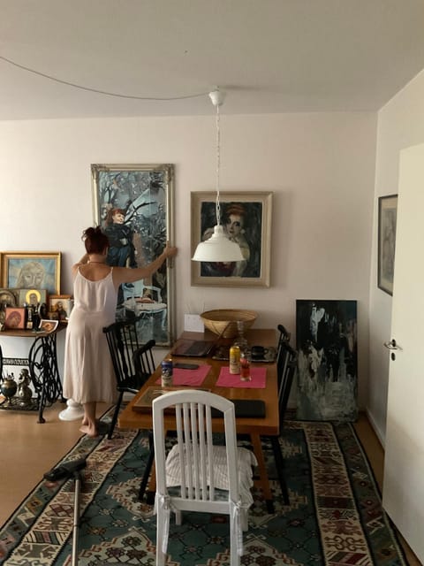 Retrohenkinen taiteilijakoti - Tampere Kaleva Apartment in Finland