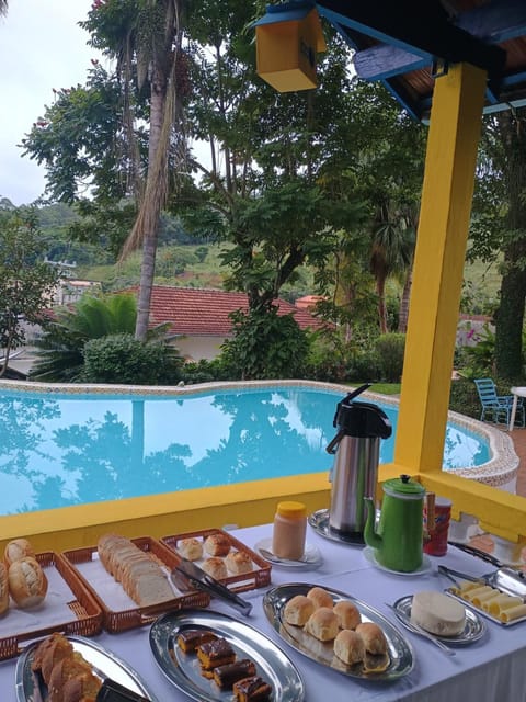 Pool view, Continental breakfast