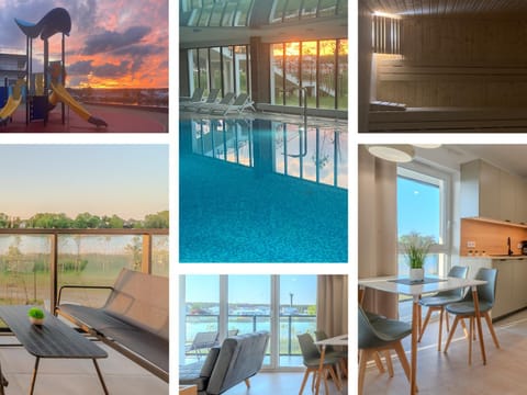 Living room, Seating area, Dining area, Pool view, Swimming pool