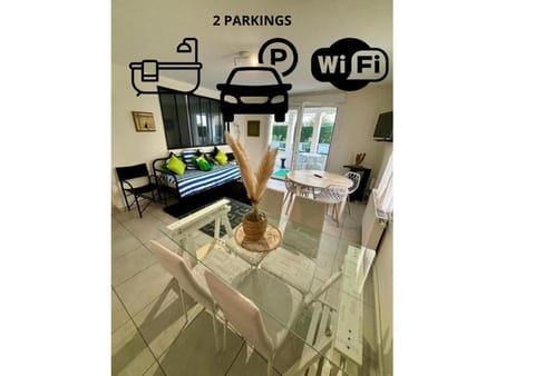 3 chambres, métro tram à 50 m, parking privé ! Apartment in Vaulx-en-Velin