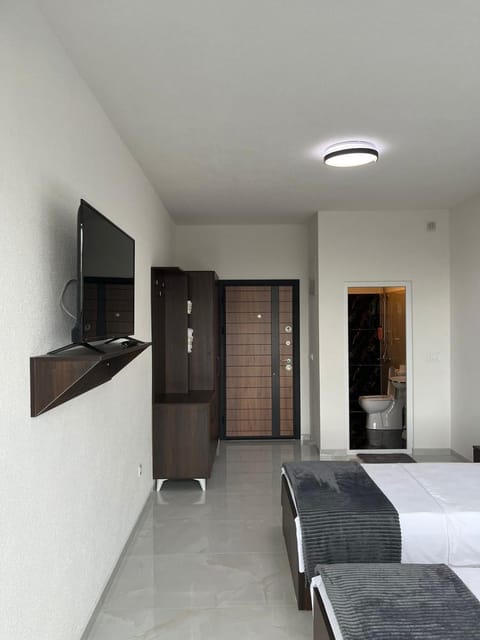 Communal lounge/ TV room, Bed, Bedroom, wardrobe