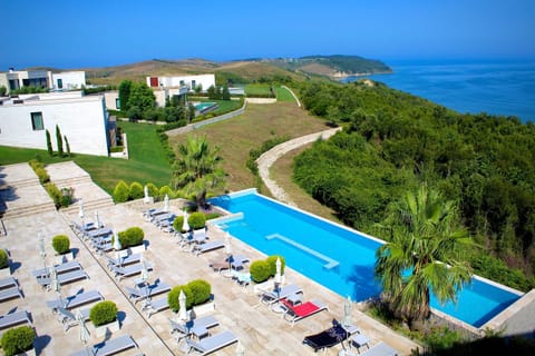 Property building, Pool view, Sea view, Swimming pool