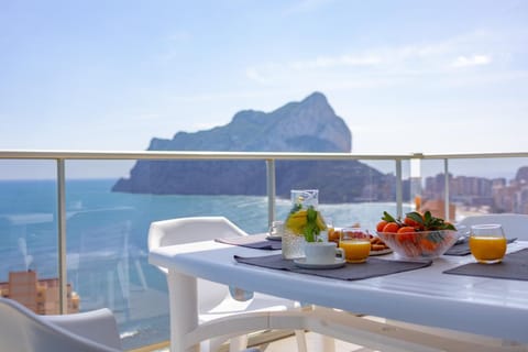 Day, Natural landscape, View (from property/room), Balcony/Terrace, Mountain view, Sea view