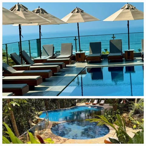 Pool view, Swimming pool, sunbed