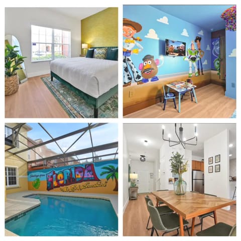 Photo of the whole room, Bedroom, Pool view