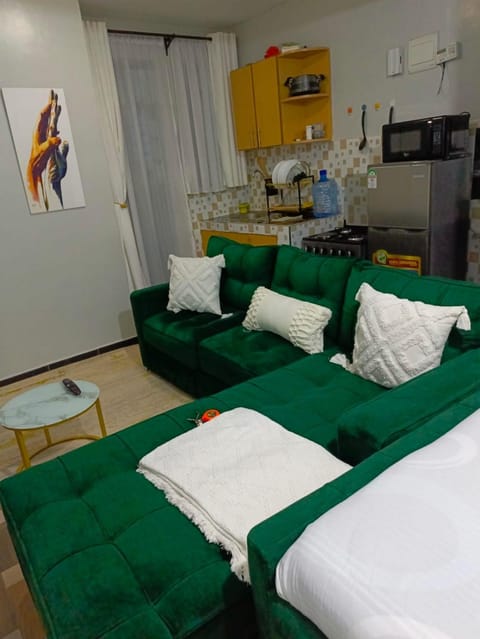 Kitchen or kitchenette, Living room