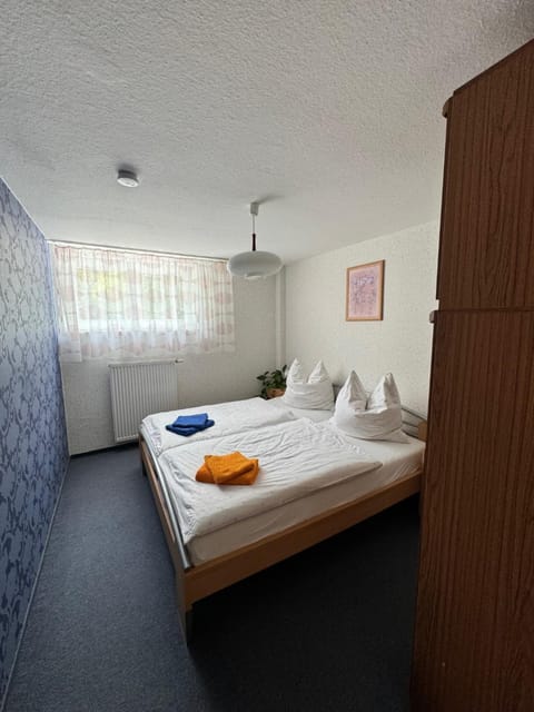 Bed, Photo of the whole room, Bedroom, towels, wardrobe