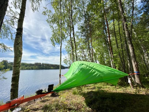 Patio, Natural landscape, Lake view
