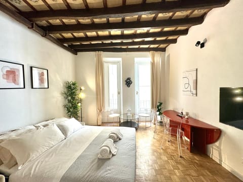 Communal lounge/ TV room, Bed, Photo of the whole room, Bedroom