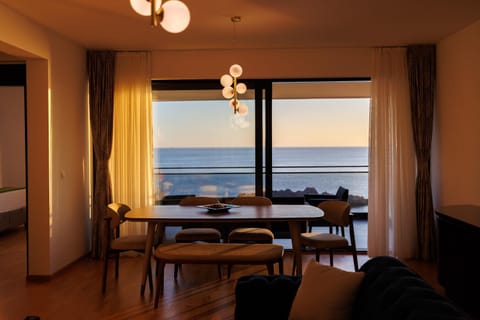 Living room, Seating area, Dining area, Sea view, Sunset