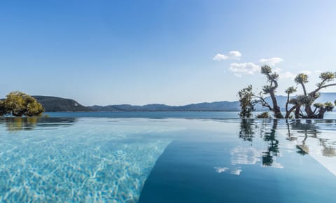 Day, Natural landscape, Mountain view, Pool view, Sea view, Swimming pool
