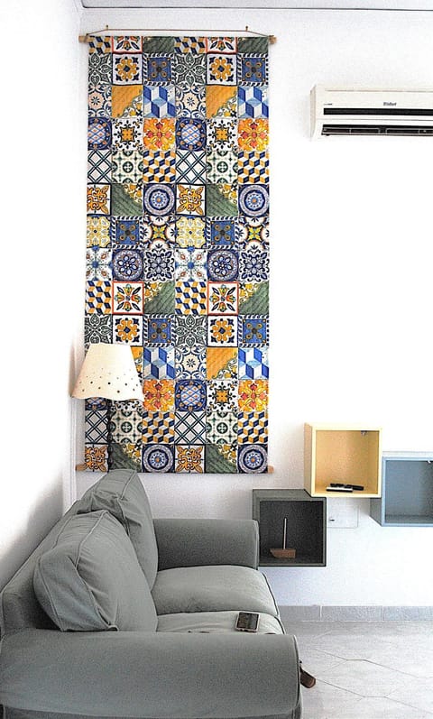 Living room, air conditioner
