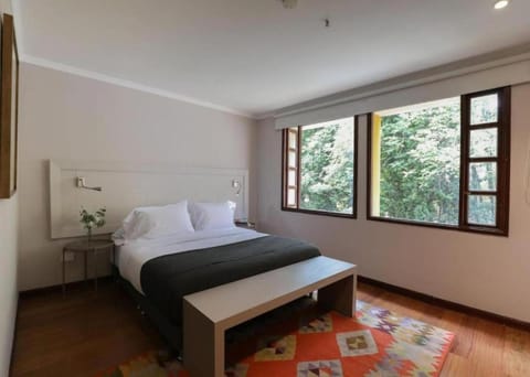 Bed, Photo of the whole room, Bedroom, Garden view