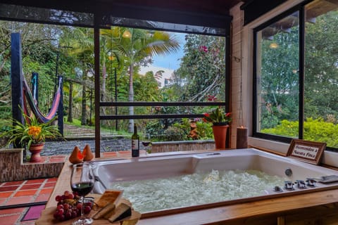 Natural landscape, Hot Tub, Garden view