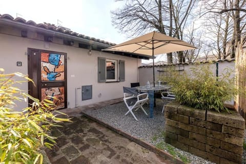 Property building, Dining area, Garden view