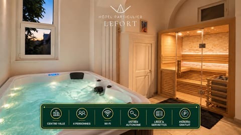 Property logo or sign, Hot Tub, Sauna