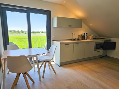 Kitchen or kitchenette, Dining area
