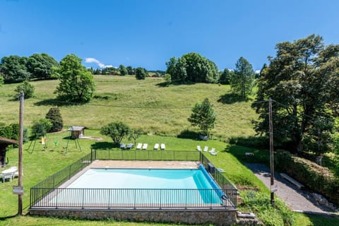 Property building, Living room, Swimming pool