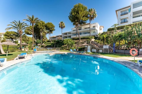 Property building, Living room, Swimming pool