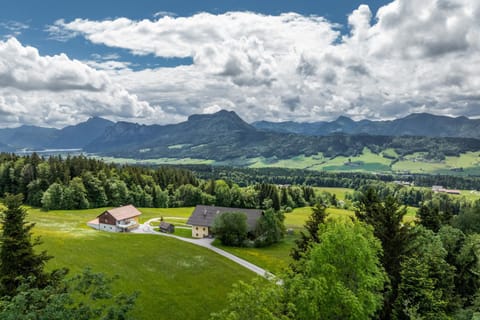 Day, Natural landscape, Bird's eye view, Mountain view