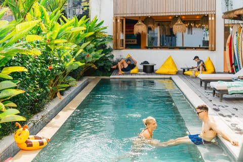 People, View (from property/room), Balcony/Terrace, Pool view, Swimming pool