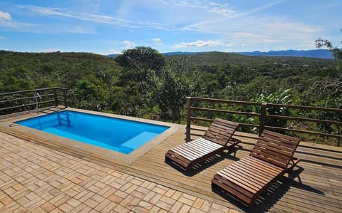 Natural landscape, Mountain view, Pool view, Swimming pool, sunbed