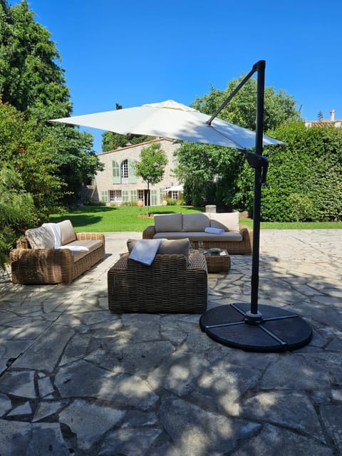 Property building, Patio, Garden, Garden view, Swimming pool