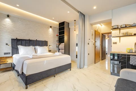 Bed, Kitchen or kitchenette, Photo of the whole room, Bedroom, wardrobe