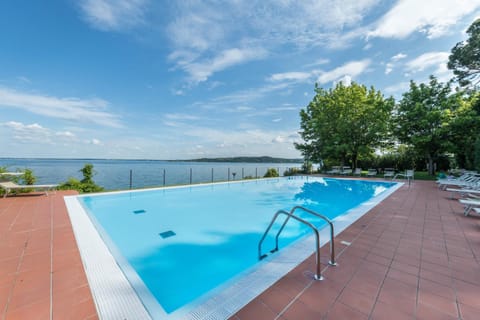 Property building, Living room, Swimming pool