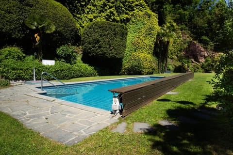 Natural landscape, Garden, Garden view, Swimming pool