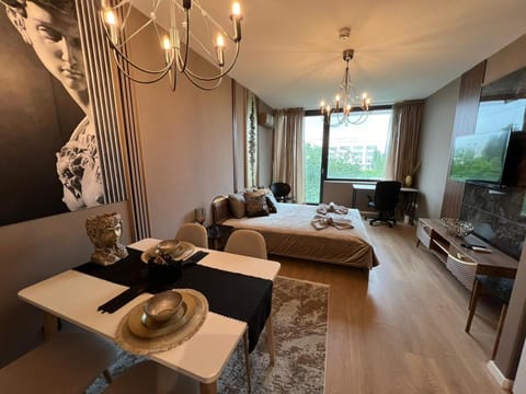 Bed, TV and multimedia, Photo of the whole room, Seating area, Bedroom