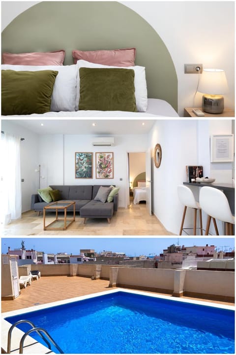 Living room, Bedroom