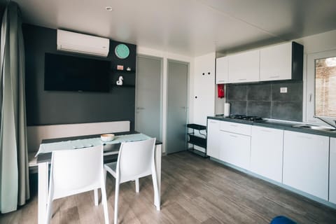 Kitchen or kitchenette, Dining area, dishwasher, oven, stove