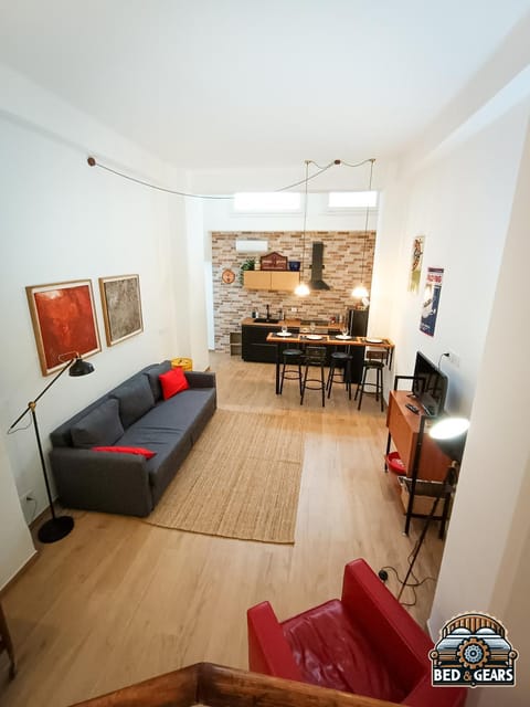 TV and multimedia, Kitchen or kitchenette, Living room, Photo of the whole room
