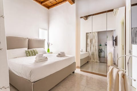 Bed, Photo of the whole room, Bedroom, towels, wardrobe