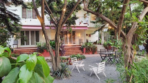 Property building, Patio, Garden, Seating area, Garden view