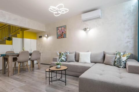 Living room, Dining area, air conditioner