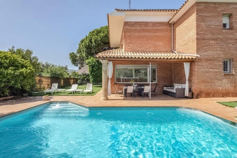 Property building, Living room, Swimming pool