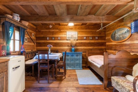 Bed, Kitchen or kitchenette, Living room, Seating area, Dining area