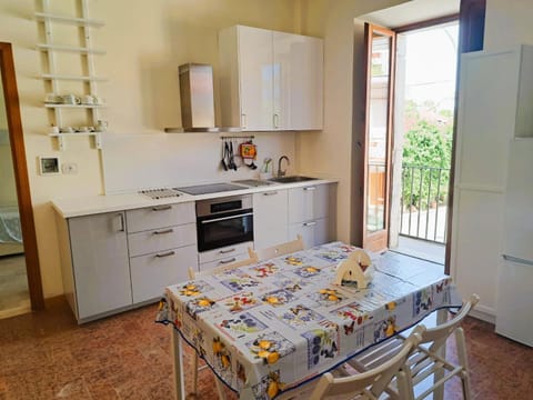 Kitchen or kitchenette, Dining area, dishwasher, oven, stove, toaster