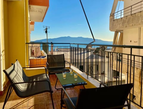 Day, Natural landscape, View (from property/room), Balcony/Terrace, Mountain view, Sea view
