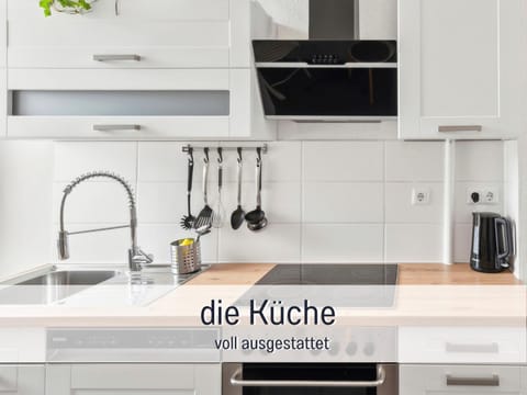 Kitchen or kitchenette, stove, kitchen