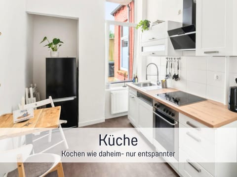 Kitchen or kitchenette, stove, kitchen